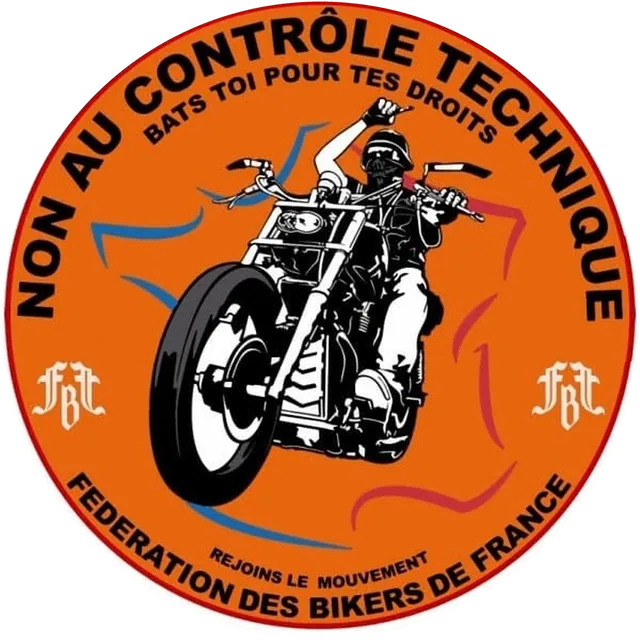 Écusson Non au contrôle technique