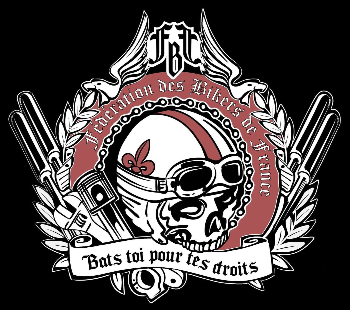 Blason FBF sur fond noir